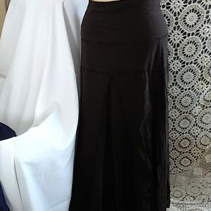 Karen Kane Chocolate brown gored skirt